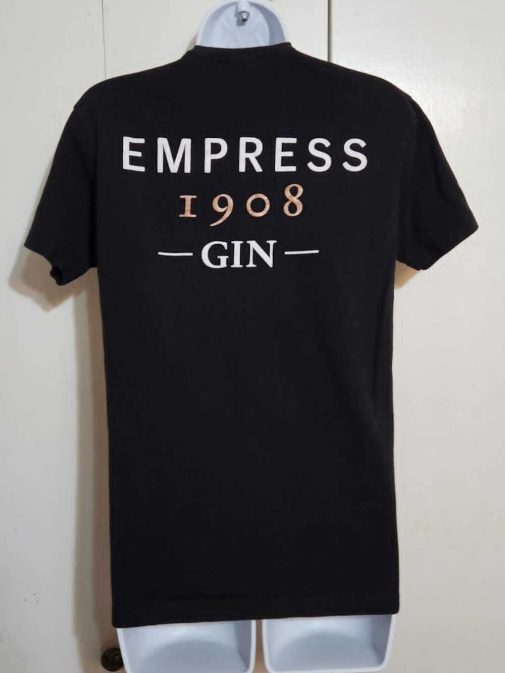 Empress 1908 Gin T Shirt Small S Black Next Level Apparel Graphic Logo Promo Tee - Picture 2 of 5